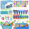 Does not apply Aqua Gelz Set, 71PCS Magic Jelly Set Con 14 Gel Colorati, 2 Canne Da Pesca, Gioc