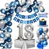 Does not apply Palloncini 18 Anni Compleanno, Decorazioni 18 Anni Compleanno Ragazzo Con Strisc