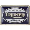 Nostalgic-Art Targhe Vintage, Triumph - Motorcycles - Idea Regalo per Accessori