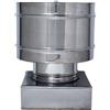 C LINE AIR C FUMAIOLO A BOTTE INOX QUADRO INOX 30X30CM- 1,0 pz