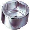 KS Tools 911.1070 1" Bussola Esagonale Classic, Corta, 70 mm