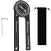 Flintronic 18.5cm Goniometro per Sega Circolare, Goniometro per Troncatrice Lega
