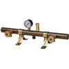 GNALI CENTRALINA GAS TUBOLARE 2 ELEMENTI CON MANOMETRO E VALVOLA- W20x1/14Sx- GNALI...