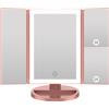 WEILY Specchio Trucco con Luci, specchio Ingranditore con 1X/2X/3X, Specchio Led
