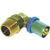 BAMPI Gomito Multistrato Pressare Fil Maschio Bampi Ottone 16 mm x ½ M 10 Pezzi