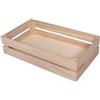 Rayher Cassetta Frutta Decoro In Legno, Scatola Portaoggetti, 35.5 x 20.3 x 8.4