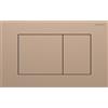 Geberit PLACCA DI COMANDO GEBERIT SIGMA 40 SQUARE ACCIAIO INOX ORO ROSSO SPAZZOLATO