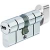 Eurocilindro puntos niquel 5 K y T Pomo lado 40mm