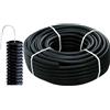 AUTRES TUBO CORRUGATO CON TIRAFILO NERO Ø 16 mm - rotolo 10 mt