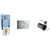 Geberit CASSETTA DA INCASSO GEBERIT COMBIFIX SIGMA 8 CM CON TELAIO PER SANITARI SOSPESI