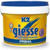 Giesse Stucco Rasante in Pasta K2-GS x Pareti interne e lastre di cartongesso 5 e 20 kg