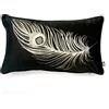 Laurence Llewelyn-Bowen Dandy-Cuscino Imbottito in Velluto, 100% Poliestere, Ner