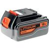 BLACK+DECKER BATTERIA AL LITIO 'BL4018' 18 V - 4,0 Ah