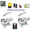 DIEFFEMATIC KIT CROMO AUTOMAZIONE APRI CANCELLO 2 BATTENTE 230V 220V SI ADATTA A CAME FROG