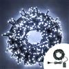 vidoelettronica Luci Per Albero di Natale 200LED Minilucciole 12MT Catena Luminosa BIANCO FREDDO