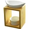 ZEN ARÔME Bruciatore profumo fogliame - Bruciatore fondente cera profumata - Diffusore oli