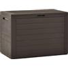vidaXL Baule da Giardino Marrone 78x44x55 cm