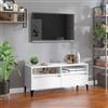 vidaXL Mobile Porta TV Bianco 100x34,5x44,5 cm in Legno Multistrato