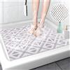 Lurowo Tappetino per doccia antiscivolo, tappetino da bagno in Luffa con drenagg