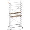 MARCHETTI IMPALCATURA PONTEGGIO TRABATTELLO SCALA ALLUMINIO ZEUS MARCHETTI H 3,6 M 4 RUOTE