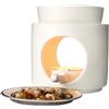 Yeerockal Portaincenso Diffusore di Profumi 2 in 1 con Base e Ciotola per Aromat