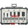 Bosch Professional Set da 6 frese, per legno, accessorio fresatrici verticali co