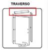 IDROWEB R TRAVERSO BATTENTE X PORTA MICROTEC 210X70 NOCE QUERCIA VERT.- 1,0 pz