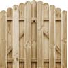 vidaXL Cancello da Giardino in Legno di Pino Impregnato 100x100 cm