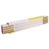 STABILA DOPPIOMETRO IN LEGNO BICOLORE SERIE 600 MOD.617- - bianco/giallo (01128) - 10...