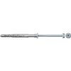 Fischer Tasselli Prolungati SXRL 10x140FUS, con Vite Testa Esagonale Acciaio Zin