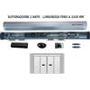 DIEFFEMATIC PORTA SCORREVOLE 2 ANTE FINO A 232 CM 24V AUTOMAZIONE INGRESSO AUTOMATICO