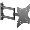 METRONIC SUPPORTO TV A MURO DOPPIO BRACCIO 28/42 POLLICI
