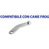 DIEFFEMATIC STAFFA LEVA CURVA IN ACCIAIO CON PERNO COMPATIBILE CON CAME FROG - ST9091
