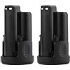 Exmate 2X Exmate Litio Batteria 12V 3.0Ah per Dremel 8200 8220 8300 Sostituisci Dremel