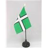 AZ FLAG BANDIERA DA TAVOLO CONTEA DI DEVON 15x10cm - PICCOLA BANDIERINA COUNTY OF DEVON