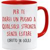 Jungle Mug Tazza San Valentino | Per te darei un pugno | Tazza Mug Regalo Divertente e Iron