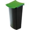 Han 1843-05 - Contenitore pattumiera per Mondo, in polistirolo, 3 l, nero con co