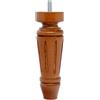 La Fabrique de Pieds La Fabbrica di Piedi am20170191 Gioco di 4 Piedi per Letto Legno ciliegio 15 x 5