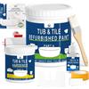 XUDOAI Smalto Sanitari e Ceramiche Vernice Bianco Lucido 610g, Pittura per Piast