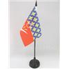 AZ FLAG BANDIERA DA TAVOLO SENNA-SAINT-DENIS 15x10cm - PICCOLA BANDIERINA DIPARTIMENTO D