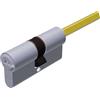 SECUREMME CILINDRO PROFILATO PER POMOLO SERIE 'EVO K1' mm 25+10+45 80 (30+50) cromo satin