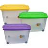 Cecaro Group set Contenitore storage box 60x40x36CM Colori Assortiti 3 pezzi plastica 55Litri