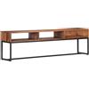 vidaXL Mobile Porta TV 160x30x45 cm in Legno Massello di Sheesham