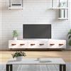 vidaXL Mobile Porta TV Bianco 150x36x30 cm in Legno Multistrato