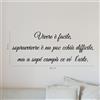 Avery Proverbi napoletani frase adesivo murale detti napoli a0761