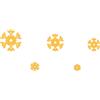 Nellie's Choice, Fiocchi di Neve, da 1.4 x 1.5 cm a 4.8 x 5 cm Fustelle, per Cre
