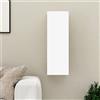 vidaXL Mobile Porta TV Bianco 30,5x30x90 cm in Legno Multistrato