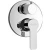 JACUZZI MONOCOMANDO INCASSO DOCCIA 'EOLO' cromato