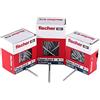 Fischer 670690-50 viti per truciolato Power-Fast II 6,0 x 120, testa svasata con