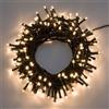 vidoelettronica Luci Per Albero di Natale 100LED Minilucciole 9MT Catena Luminosa bianco CALDO